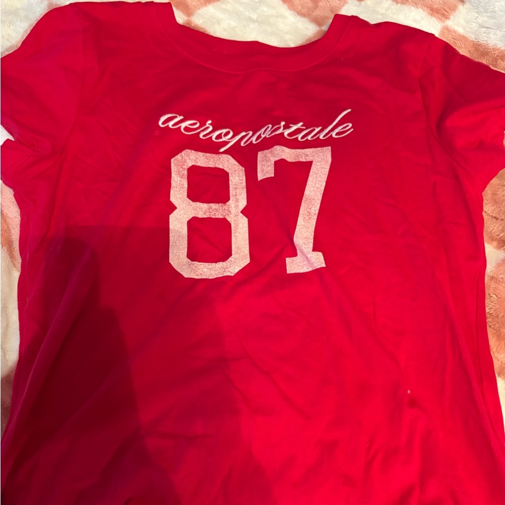 Aeropostale Red Graphic Tee